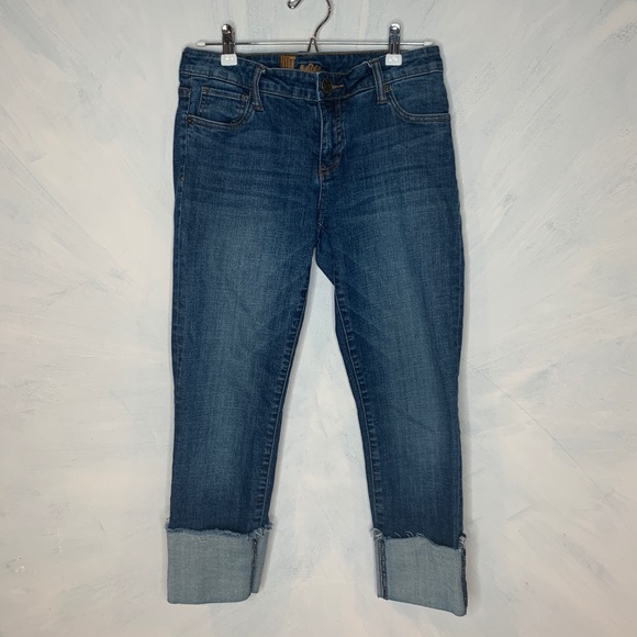 Kut from the Kloth Denim - Kut From The Kloth Raw Hem Cuffed Jeans